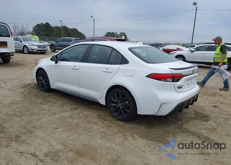 2023 Toyota Corolla Xse z USA, uszkodzony, nr VIN 5YFT4MCE5PP163324